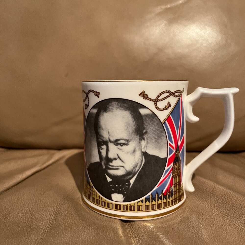 Winston Churchill commemorative mug